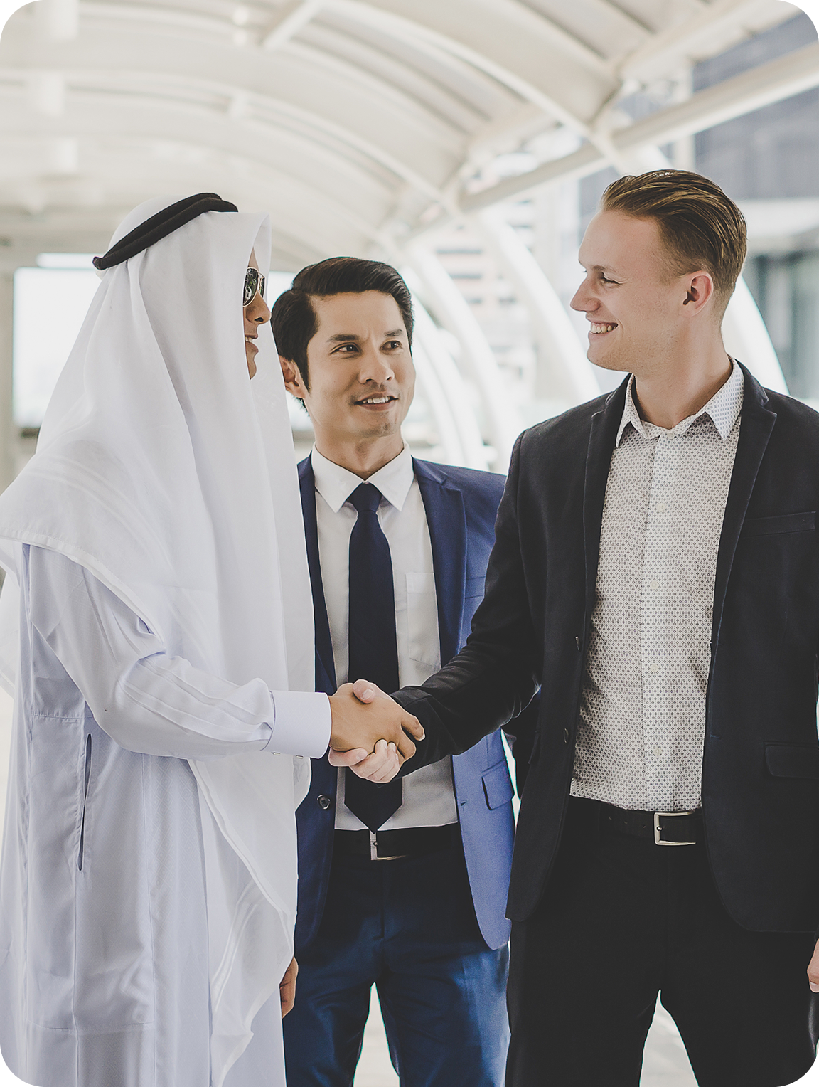 Entrepreneurs handshake placeholder
